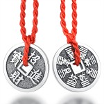 925 Silver Wealth Coin & Acquired Bagua Pendant