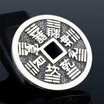 925 Silver Wealth Coin & Acquired Bagua Pendant