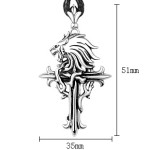 925 Silver Cross Pendant - Final Fantasy VIII Griever Legendary Edition