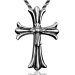 925 Silver Double-Layer Cross Pendant