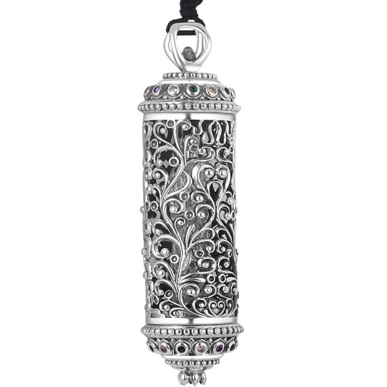 990 Pure Silver Thai Silver Antique Guanyin Openwork Pendant