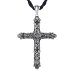 990 Pure Silver Classic Cross Pendant