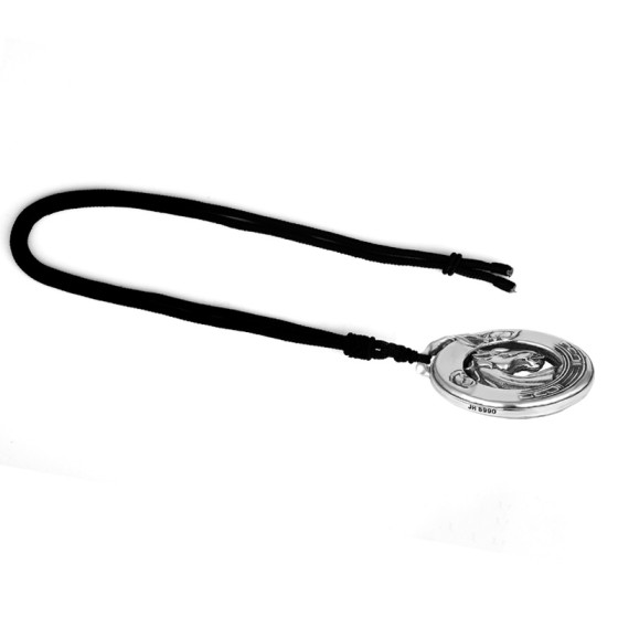 990 Pure Silver Horse Blessing Zodiac Pendant