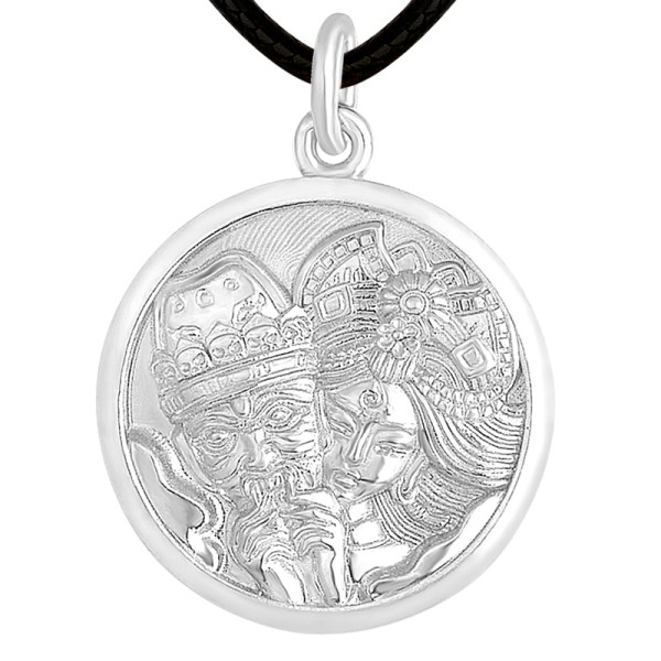 Pt950 Platinum Palden Lhamo Six-Syllable Mantra Pendant