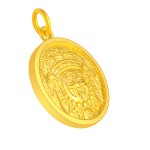 999 Pure Gold Ancient-method Palden Lhamo Vajra Pendant