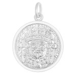 Pt950 Platinum Palden Lhamo Vajra Pendant