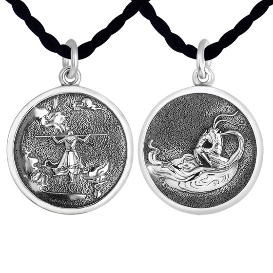 925 Silver Great Sage Equal to Heaven Sun Wukong Pendant