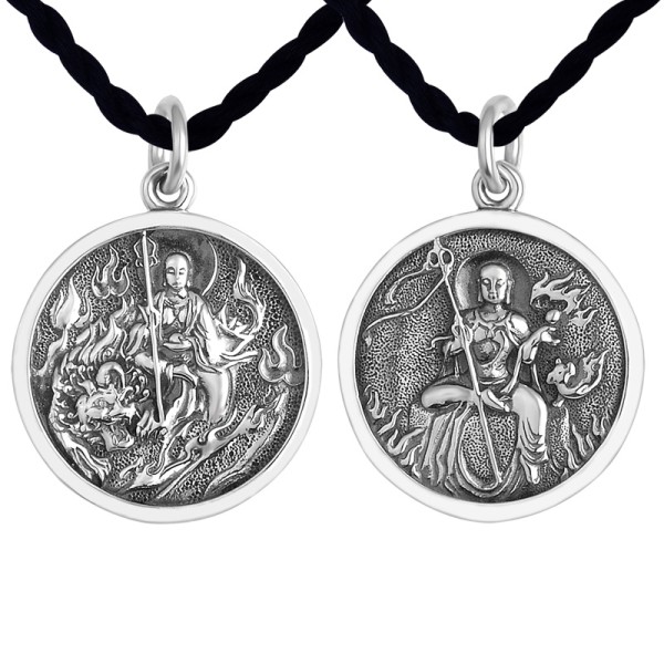 925 Silver Ksitigarbha Bodhisattva Pendant