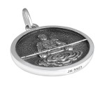 925 Silver Victorious Fighting Buddha Sun Wukong Pendant