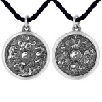 925 Silver Four Divine Beasts Guardian Pendant