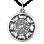 925 Silver Eight-Direction Wealth Ball Pendant