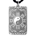 925 Silver Liu Hai Playing with Toad Bagua Pendant