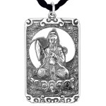 925 Silver Taishang Laojun Bagua Pendant