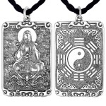 925 Silver Hongjun Laozu Bagua Pendant