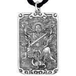 925 Silver Zhang Daoling Celestial Master Bagua Pendant