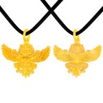 999 Pure Gold Garuda Divine Bird Pendant