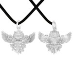 Pt950 Platinum Garuda Divine Bird Pendant