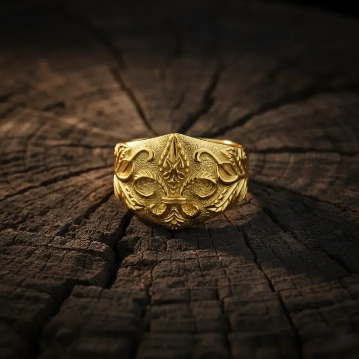 Life & Totem - Sacred Fleur-de-lis Ring