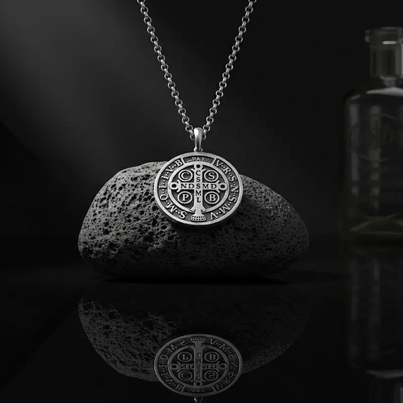 Saint Benedict Double-Sided Medal Pendant
